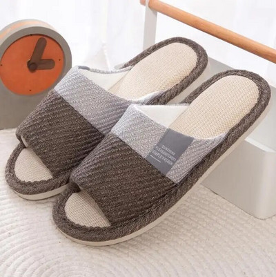 Lenjerie nouă de casă Papuci de casă pentru podea pantofi plati, șlapi de primăvară, toamnă, unisex, din bumbac, pantofi confortabili