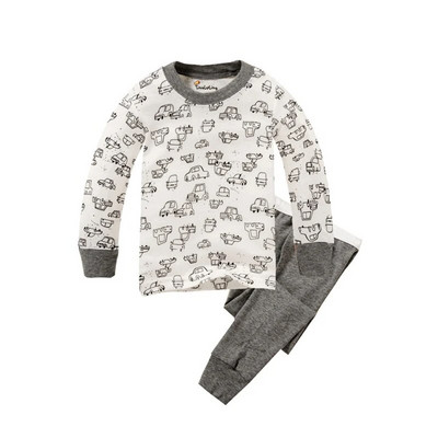 Seturi de pijamale cu căpșuni pentru fete, 100% bumbac, pijamale cu mâneci întregi pentru copii, pijamale pentru animale, pijamale pentru copii, pijamale cu desene animate pentru băieți