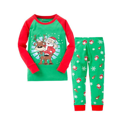 Seturi de pijamale cu căpșuni pentru fete, 100% bumbac, pijamale cu mâneci întregi pentru copii, pijamale pentru animale, pijamale pentru copii, pijamale cu desene animate pentru băieți