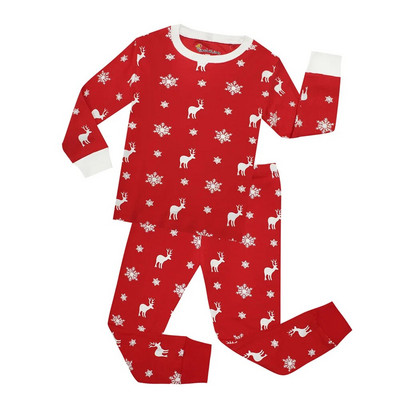 Seturi de pijamale cu căpșuni pentru fete, 100% bumbac, pijamale cu mâneci întregi pentru copii, pijamale pentru animale, pijamale pentru copii, pijamale cu desene animate pentru băieți