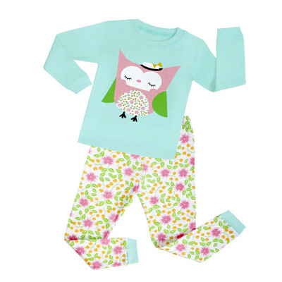 Seturi de pijamale cu căpșuni pentru fete, 100% bumbac, pijamale cu mâneci întregi pentru copii, pijamale pentru animale, pijamale pentru copii, pijamale cu desene animate pentru băieți