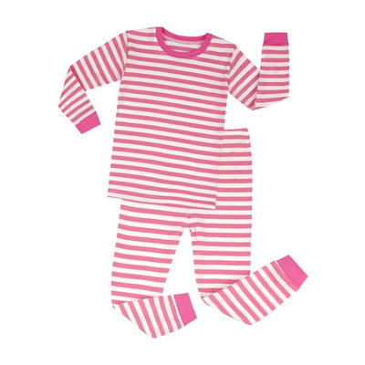 Seturi de pijamale cu căpșuni pentru fete, 100% bumbac, pijamale cu mâneci întregi pentru copii, pijamale pentru animale, pijamale pentru copii, pijamale cu desene animate pentru băieți