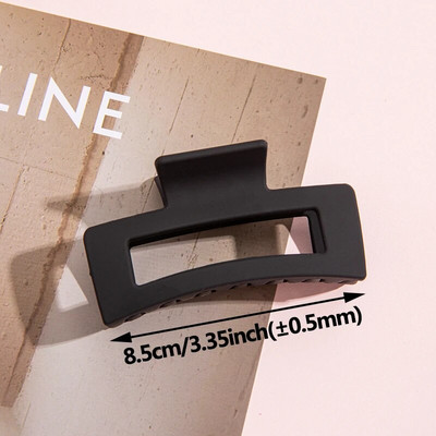 4 culori, 8,5 cm, gheare de păr mari, agrafe de păr, agrafe de crab, accesorii pentru păr, pentru femei, doamne, fete, haarklammen