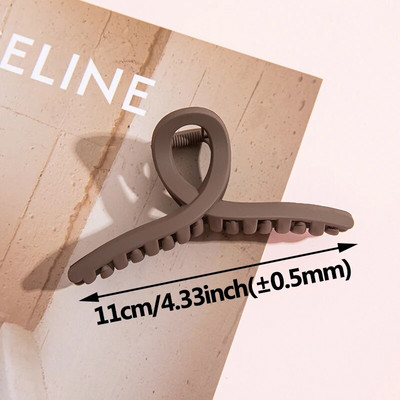 4 culori, 8,5 cm, gheare de păr mari, agrafe de păr, agrafe de crab, accesorii pentru păr, pentru femei, doamne, fete, haarklammen