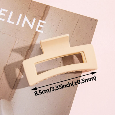 4 culori, 8,5 cm, gheare de păr mari, agrafe de păr, agrafe de crab, accesorii pentru păr, pentru femei, doamne, fete, haarklammen