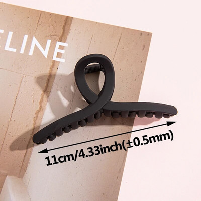 4 culori, 8,5 cm, gheare de păr mari, agrafe de păr, agrafe de crab, accesorii pentru păr, pentru femei, doamne, fete, haarklammen