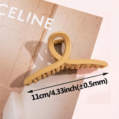 4 culori, 8,5 cm, gheare de păr mari, agrafe de păr, agrafe de crab, accesorii pentru păr, pentru femei, doamne, fete, haarklammen