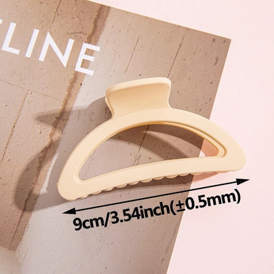 4 culori, 8,5 cm, gheare de păr mari, agrafe de păr, agrafe de crab, accesorii pentru păr, pentru femei, doamne, fete, haarklammen