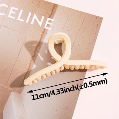 4 culori, 8,5 cm, gheare de păr mari, agrafe de păr, agrafe de crab, accesorii pentru păr, pentru femei, doamne, fete, haarklammen