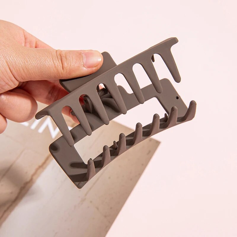 4 culori, 8,5 cm, gheare de păr mari, agrafe de păr, agrafe de crab, accesorii pentru păr, pentru femei, doamne, fete, haarklammen