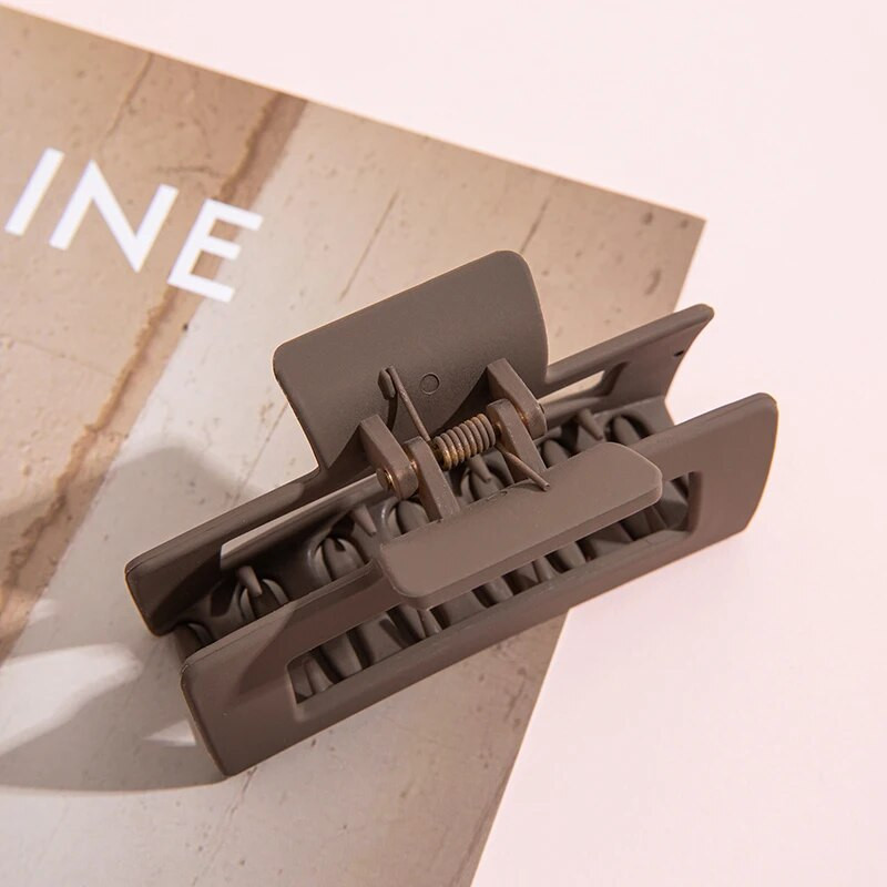 4 culori, 8,5 cm, gheare de păr mari, agrafe de păr, agrafe de crab, accesorii pentru păr, pentru femei, doamne, fete, haarklammen