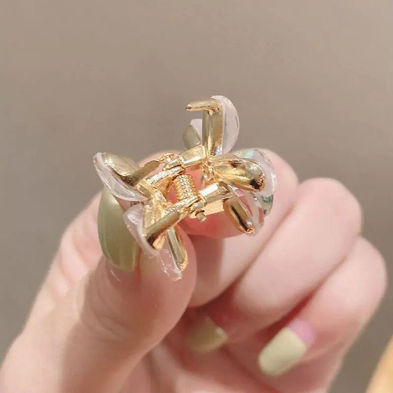 11 szín 1/4 db Mini Fényes Virág Haj Karom Napi Party Vacsora Születésnapi Cosplay Modellek Clipek készítés Hajtűk Fejfedők