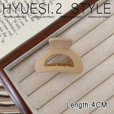 Απλά μίνι γεωμετρικά νύχια μαλλιών ματ μονόχρωμα αντιολισθητικά κλιπ διπλής στρώσης σαγόνι καρχαρία για γυναίκες κορίτσια λεπτά/μέσα λεπτά μαλλιά