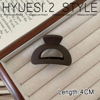 Απλά μίνι γεωμετρικά νύχια μαλλιών ματ μονόχρωμα αντιολισθητικά κλιπ διπλής στρώσης σαγόνι καρχαρία για γυναίκες κορίτσια λεπτά/μέσα λεπτά μαλλιά