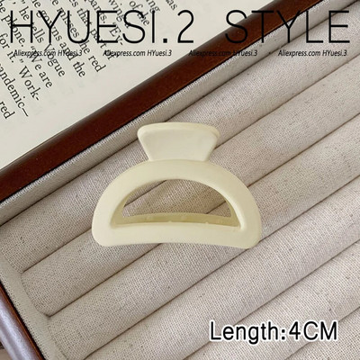 Απλά μίνι γεωμετρικά νύχια μαλλιών ματ μονόχρωμα αντιολισθητικά κλιπ διπλής στρώσης σαγόνι καρχαρία για γυναίκες κορίτσια λεπτά/μέσα λεπτά μαλλιά