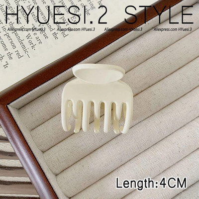 Απλά μίνι γεωμετρικά νύχια μαλλιών ματ μονόχρωμα αντιολισθητικά κλιπ διπλής στρώσης σαγόνι καρχαρία για γυναίκες κορίτσια λεπτά/μέσα λεπτά μαλλιά