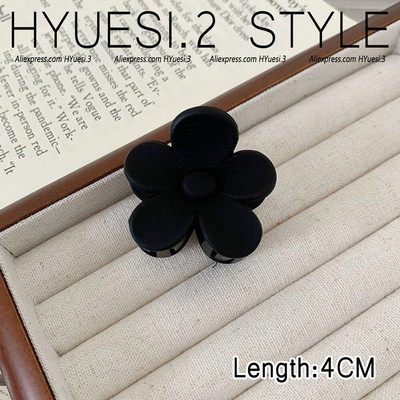 Απλά μίνι γεωμετρικά νύχια μαλλιών ματ μονόχρωμα αντιολισθητικά κλιπ διπλής στρώσης σαγόνι καρχαρία για γυναίκες κορίτσια λεπτά/μέσα λεπτά μαλλιά