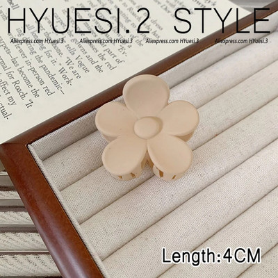 Απλά μίνι γεωμετρικά νύχια μαλλιών ματ μονόχρωμα αντιολισθητικά κλιπ διπλής στρώσης σαγόνι καρχαρία για γυναίκες κορίτσια λεπτά/μέσα λεπτά μαλλιά