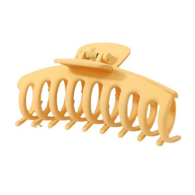 Velike kopče za kosu od 11 cm za žene Tanka gusta kovrčava kosa Velike mat banana kopče 90-ih Snažna kopča za čeljust Neutralne boje