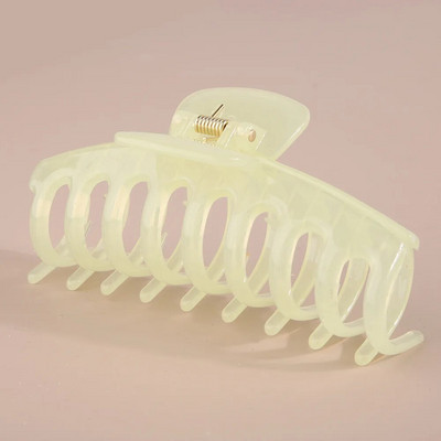 Velike kopče za kosu od 11 cm za žene Tanka gusta kovrčava kosa Velike mat banana kopče 90-ih Snažna kopča za čeljust Neutralne boje