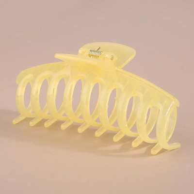 Velike kopče za kosu od 11 cm za žene Tanka gusta kovrčava kosa Velike mat banana kopče 90-ih Snažna kopča za čeljust Neutralne boje