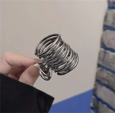 Gheare de păr metalice neregulate de modă Femei Fete Vară Suport puternic antiderapant Agrafă de păr cu cataramă în coadă de cal înaltă pentru păr lung și gros