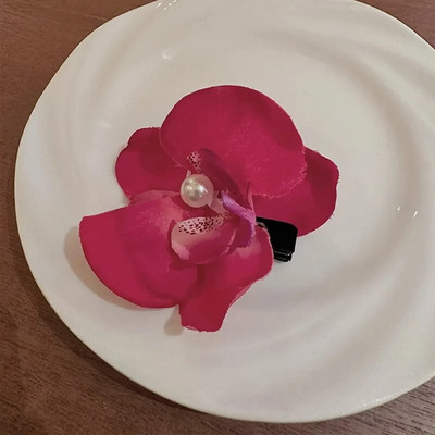 Prantsuse vana lilla liblikas lilled pärlitega juuksetukk, klambrid naistele tüdrukutele kaunistus juukseküüs juuksenõelad pross juuste aksessuaarid