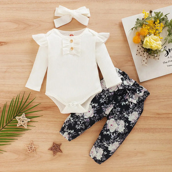 3 τμχ Βρεφικά ρούχα για κοριτσάκια Παιδικά ρούχα για νεογέννητα Παιδικά ενδύματα κοριτσιών Bebe ρούχα για βρέφη νεογέννητα ρούχα