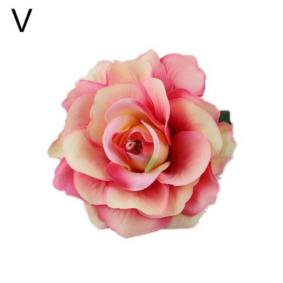 Bohemian Rose Kunstlilled Juuksenõel Barrette Pruudi pulmapidu Pross Naiste Juukseklamber Juukseklamber Peakate Juuste Aksessuaarid