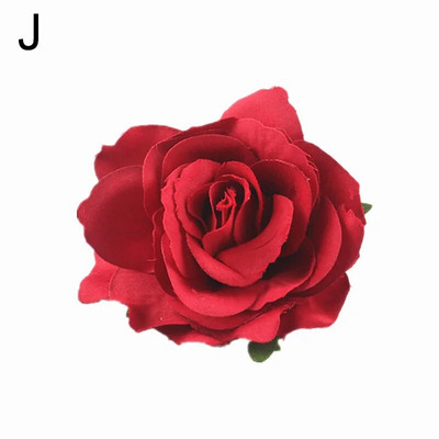 Bohemian Rose Kunstlilled Juuksenõel Barrette Pruudi pulmapidu Pross Naiste Juukseklamber Juukseklamber Peakate Juuste Aksessuaarid