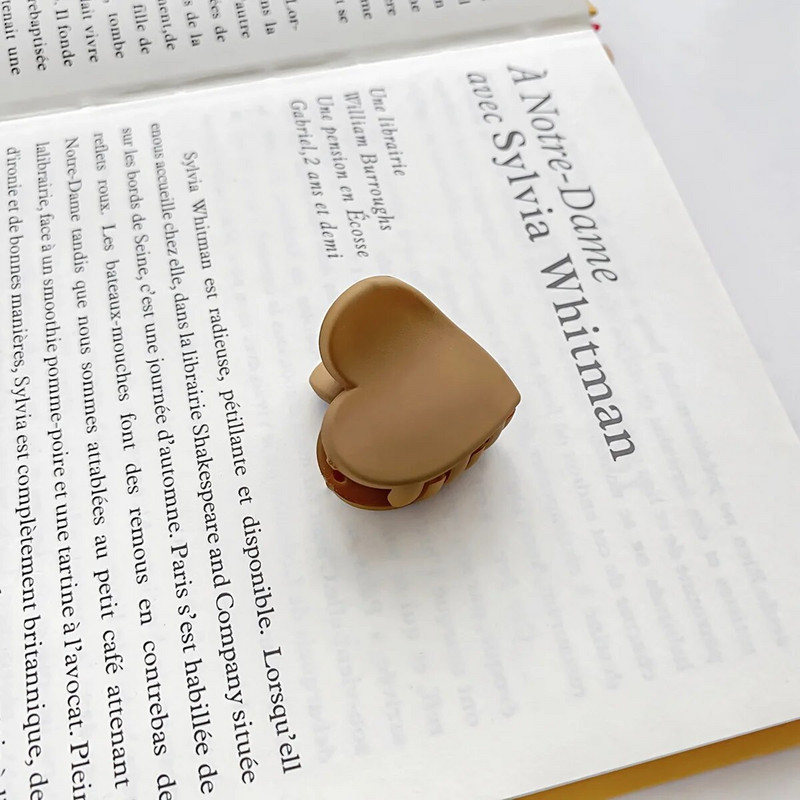 2024 New Fashion Small Love Geometry Μονόχρωμο κλιπ φουρκέτα Barrettes για γυναίκες Αξεσουάρ για κορίτσια Καλύμματα κεφαλής Hair Claw Χονδρική