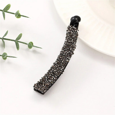 Divatos Crystal Banana Hajcsat Női Strasszos Hajtű Hajcsat Ajándék Banán Női Hajkapocs Hajkiegészítők