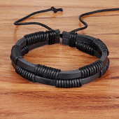 TYO New Fashion Anchor Leather Brățări pentru bărbați Brățari populare DIY Handmade Weave Charm Bratari Pulseras!
