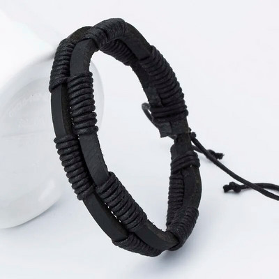 TYO New Fashion Anchor Leather Brățări pentru bărbați Brățari populare DIY Handmade Weave Charm Bratari Pulseras!