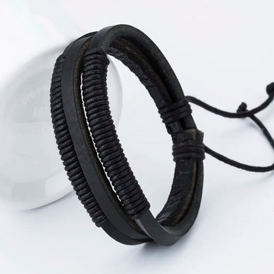 TYO New Fashion Anchor Leather Brățări pentru bărbați Brățari populare DIY Handmade Weave Charm Bratari Pulseras!