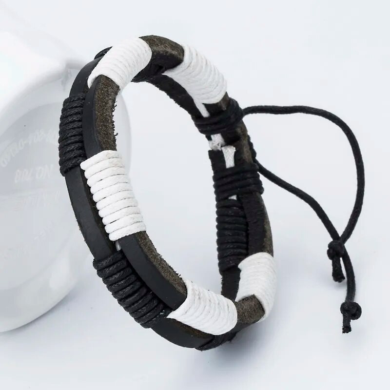 TYO uus mood ankurnahast meeste käevõrud Populaarne käevõru DIY käsitsi valmistatud kudumine võlukäevõrud Pulserad!