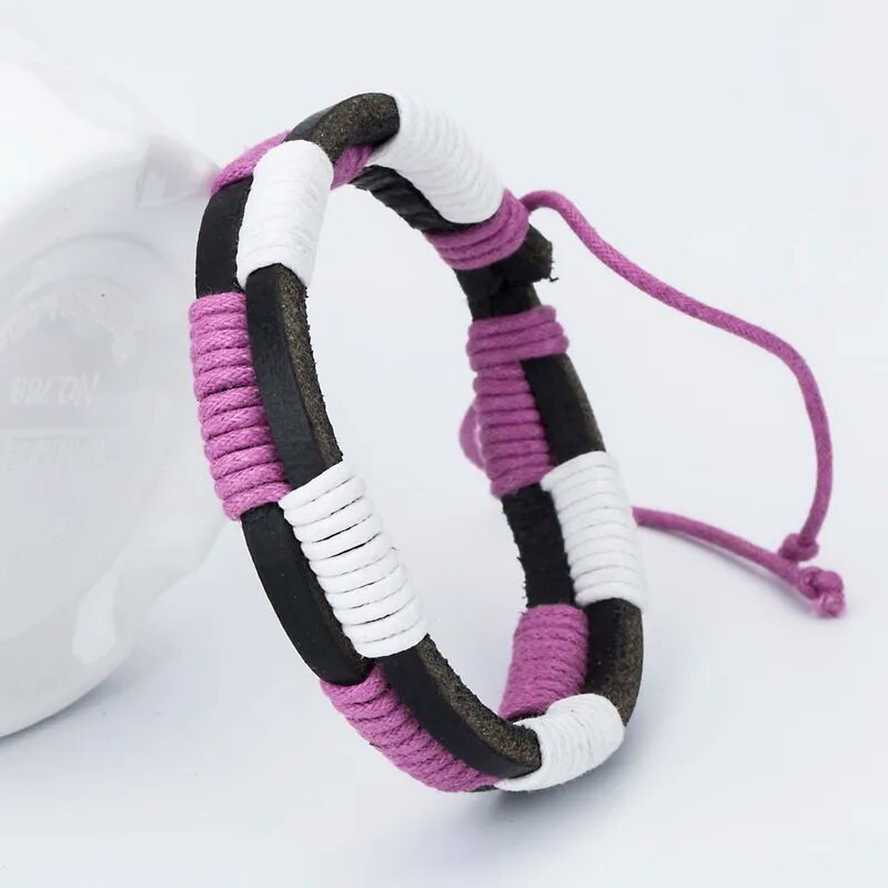 TYO uus mood ankurnahast meeste käevõrud Populaarne käevõru DIY käsitsi valmistatud kudumine võlukäevõrud Pulserad!