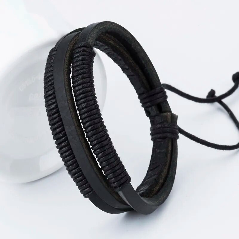 TYO uus mood ankurnahast meeste käevõrud Populaarne käevõru DIY käsitsi valmistatud kudumine võlukäevõrud Pulserad!