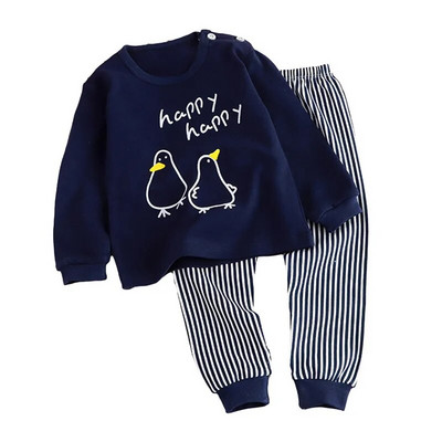 Haine pentru copii Seturi pentru copii Imbracaminte pentru copii baieti fete bumbac desene animate imbracaminte toamna iarna pantaloni lenjerie de dormit lenjerie intima 2buc