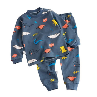 Haine pentru copii Seturi pentru copii Imbracaminte pentru copii baieti fete bumbac desene animate imbracaminte toamna iarna pantaloni lenjerie de dormit lenjerie intima 2buc