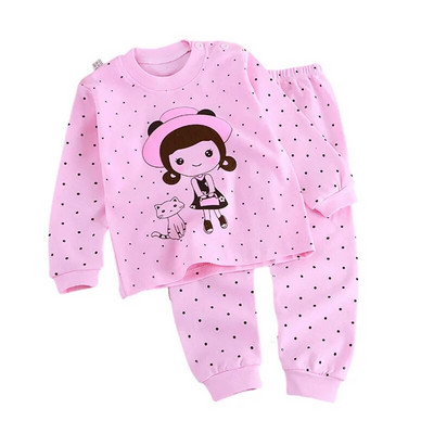 Haine pentru copii Seturi pentru copii Imbracaminte pentru copii baieti fete bumbac desene animate imbracaminte toamna iarna pantaloni lenjerie de dormit lenjerie intima 2buc