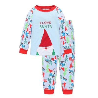 Haine Buburuza Fata Costume Broderie Bumbac Fete Pijamale Imprimate Copii Lenjerie de noapte Pijamale Desene Animate Tricou + Pantalon Set 2BUC