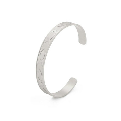 VASSAGO 2023 Brățară nouă, simplă, netedă, foarte fină, cu deschidere reglabilă din oțel inoxidabil, potrivită pentru cadouri de bijuterii pentru femei