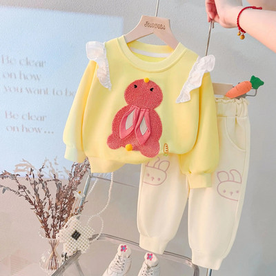 2 buc/set haine pentru fetiță, băieți, desene animate cu glugă, urs, haină cu glugă + tricou + pantaloni, costum sport pentru copii, haine pentru copii, trening