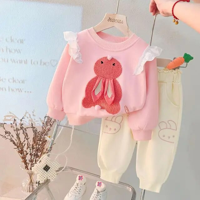 2vnt./rinkinys. Animacinis filmas su gobtuvu Meškiukas su gobtuvu + marškinėliai + kelnaitės vaikiškas sportinis kostiumas vaikams, drabužiai, sportinis kostiumas