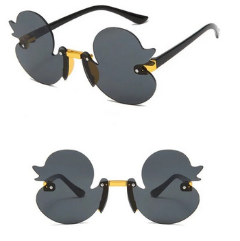 Μόδα παιδικά γυαλιά ηλίου χωρίς στεφάνη Cartoon Duck Shape Sunshade Anti-Ultraviolet Glasses Party Διακοσμητικά Γυαλιά για Παιδιά Παιδιά
