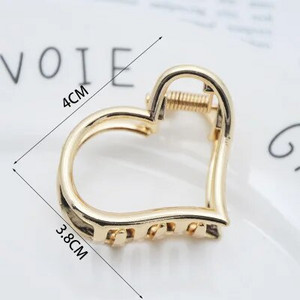 1 buc. gheare de păr geometrică, simplă și sălbatică, pentru femei, fete, cleme de păr, cleme de păr, din metal, accesorii pentru gheare, 1 buc.