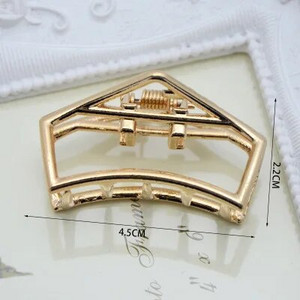 1 buc. gheare de păr geometrică, simplă și sălbatică, pentru femei, fete, cleme de păr, cleme de păr, din metal, accesorii pentru gheare, 1 buc.