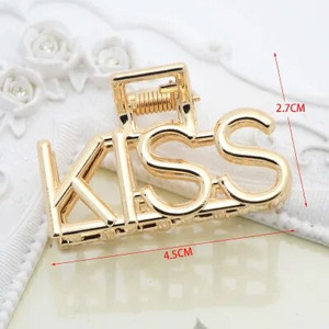 1 buc. gheare de păr geometrică, simplă și sălbatică, pentru femei, fete, cleme de păr, cleme de păr, din metal, accesorii pentru gheare, 1 buc.