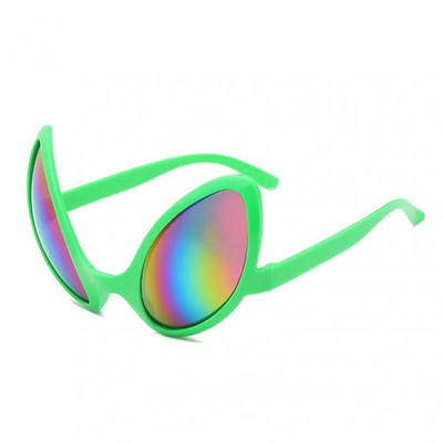 Noi ochelari de extraterestru Ochelari de soare amuzanți pentru petrecere de vacanță Halloween Adulți Accesorii pentru petreceri pentru copii Lentile curcubeu ET Ochelari de soare Nuanțe